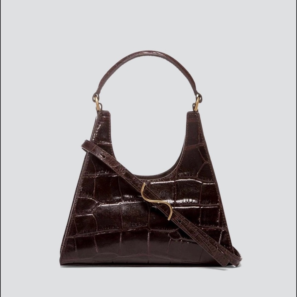 STAUD Mini Rey Croc Bag
